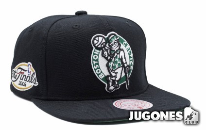 Boston Celtics 2008 NBA Finals Mitchell & Ness Snapback Cap Black