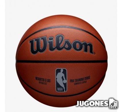 baln de baloncesto compensado de 3 lb (1,3 kg) de la NBA.