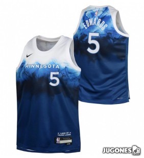 Minnesota Timberwolves Nike City Edition Swingman Camiseta  Anthony Edwards